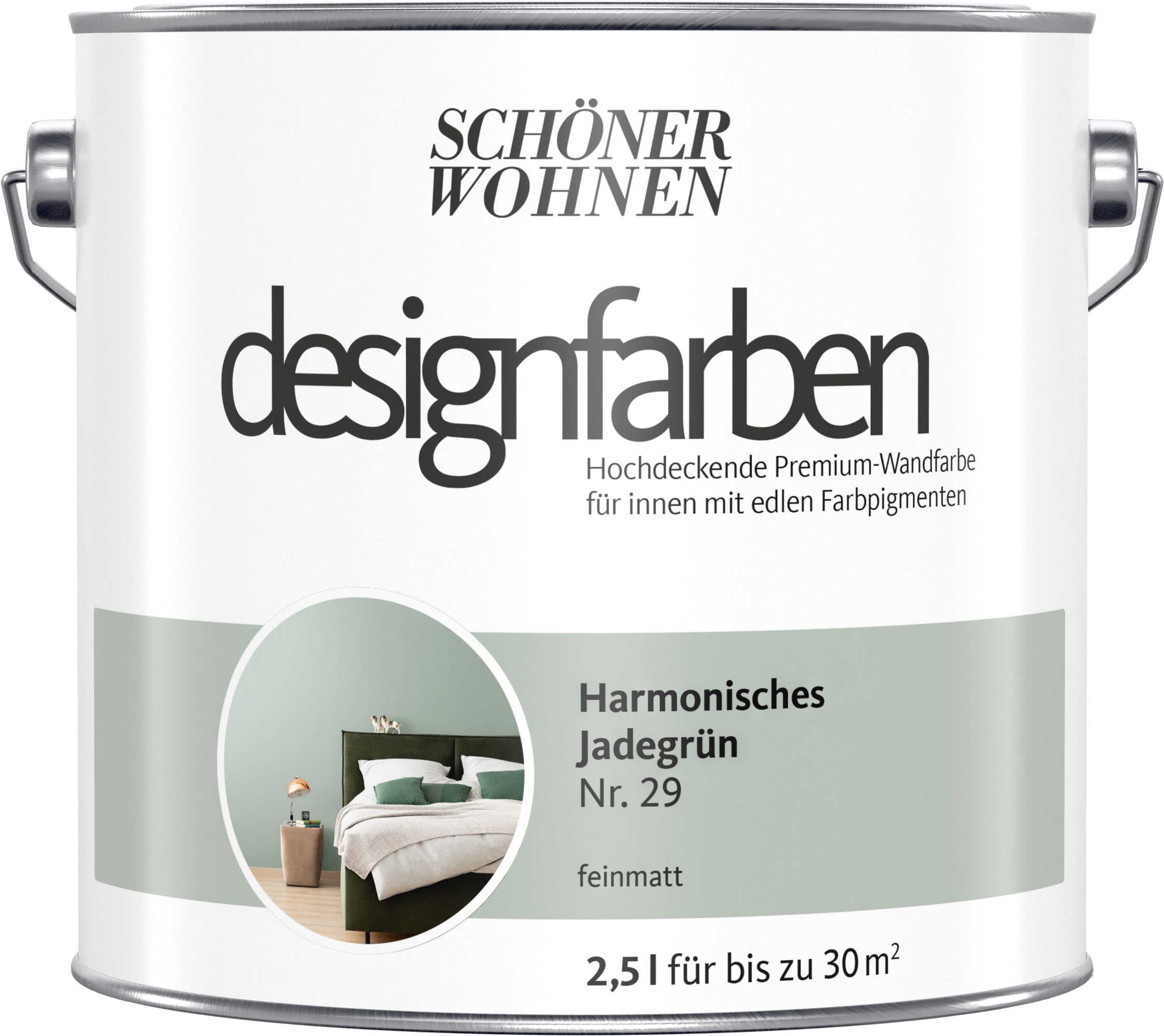 2,5L Schöner Wohnen Designfarbe Harmonisches Jadegrün 29
