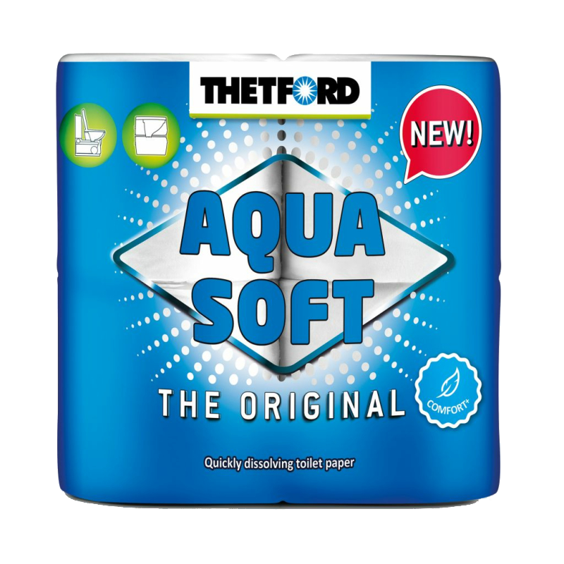 4 Rollen Aqua Soft Thetford Toilettenpapier WC-Papier