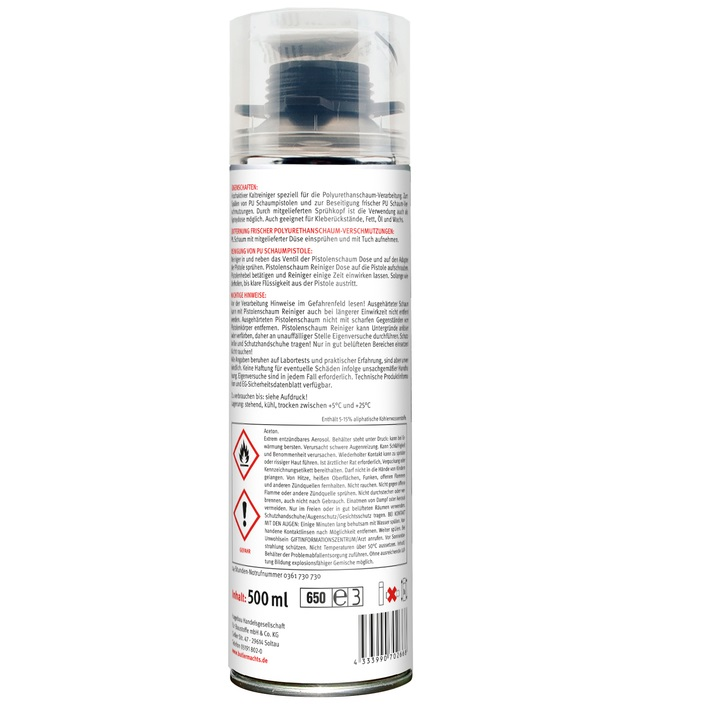 500ml Butler machts Pistolenschaum Reiniger