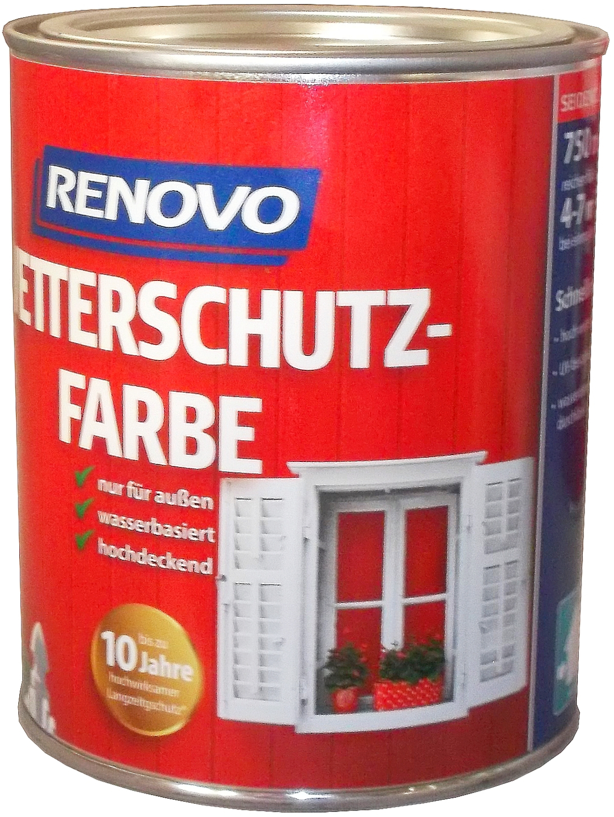 750ml Renovo Wetterschutzfarbe Nr.6001 smaragdgrün