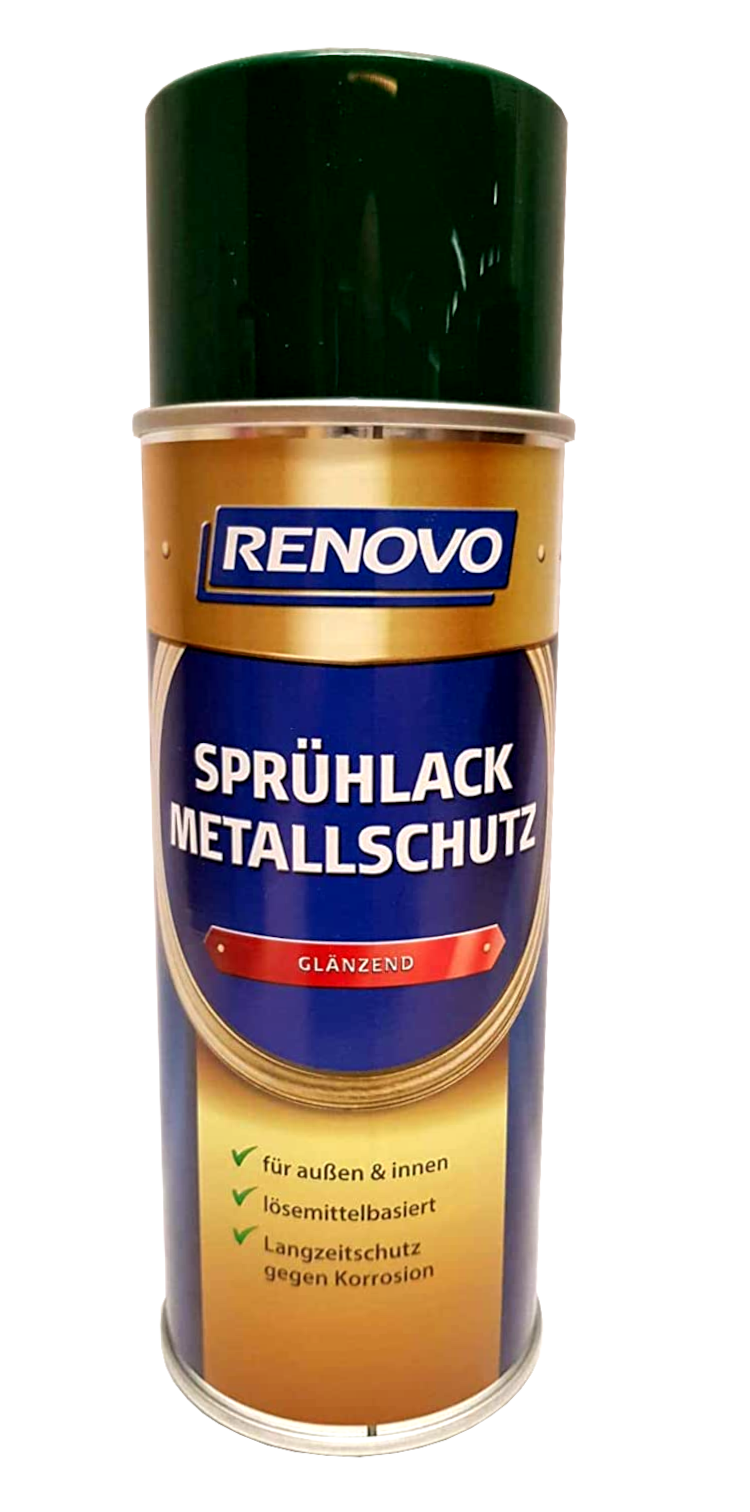 400ml Renovo Sprühlack Metallschutz Grün glänzend