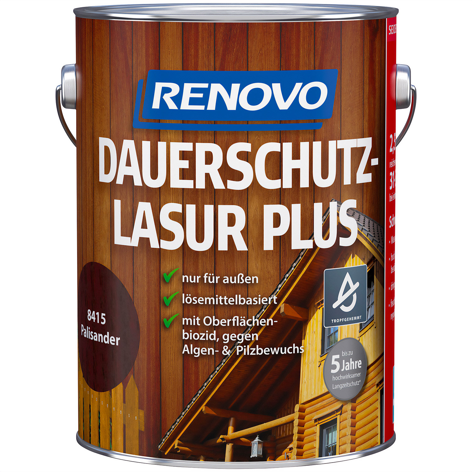 2,5L Renovo Dauerschutzlasur PLUS Nr.8415 Palisander