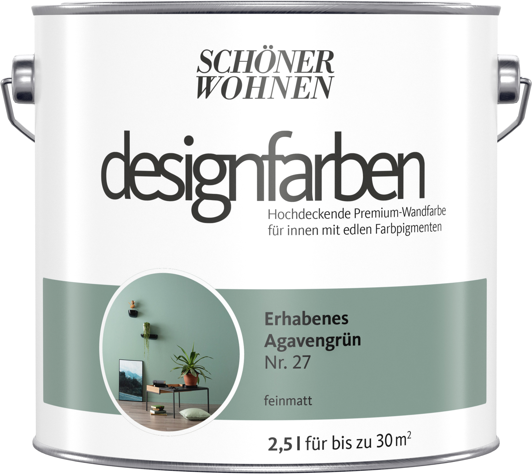 2,5L Schöner Wohnen Designfarbe Erhabenes Agavengrün 27
