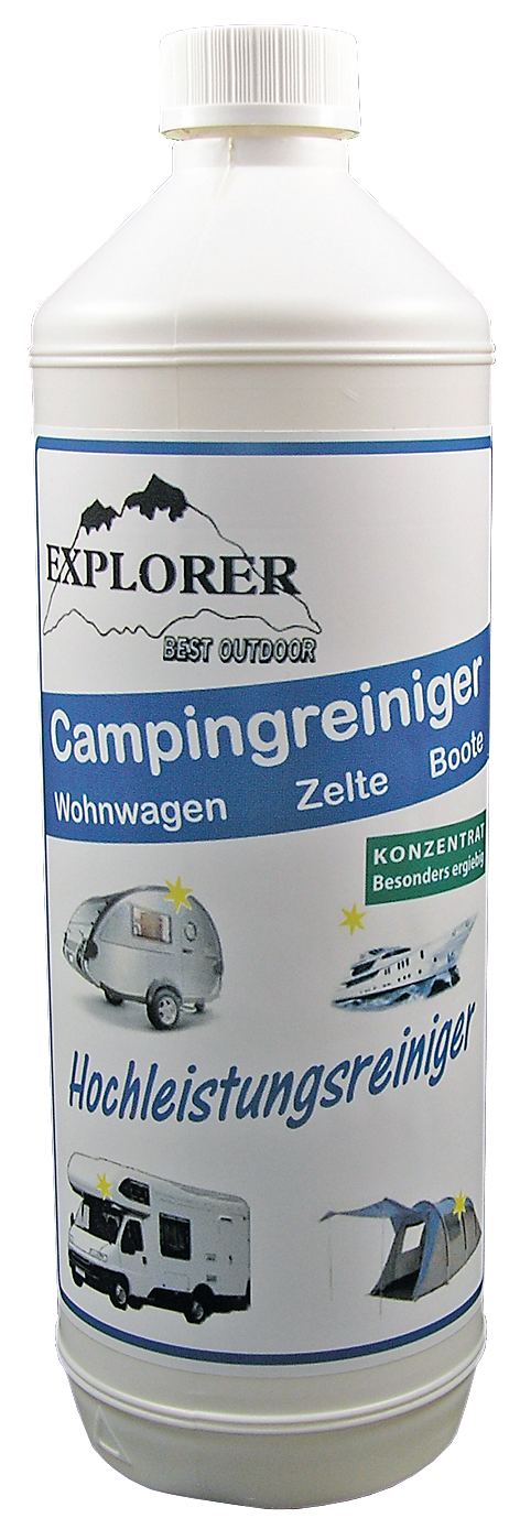 1L Campingreiniger Konzentrat RIX Explorer Caravan Boot Wohnwagen Zelt Markise