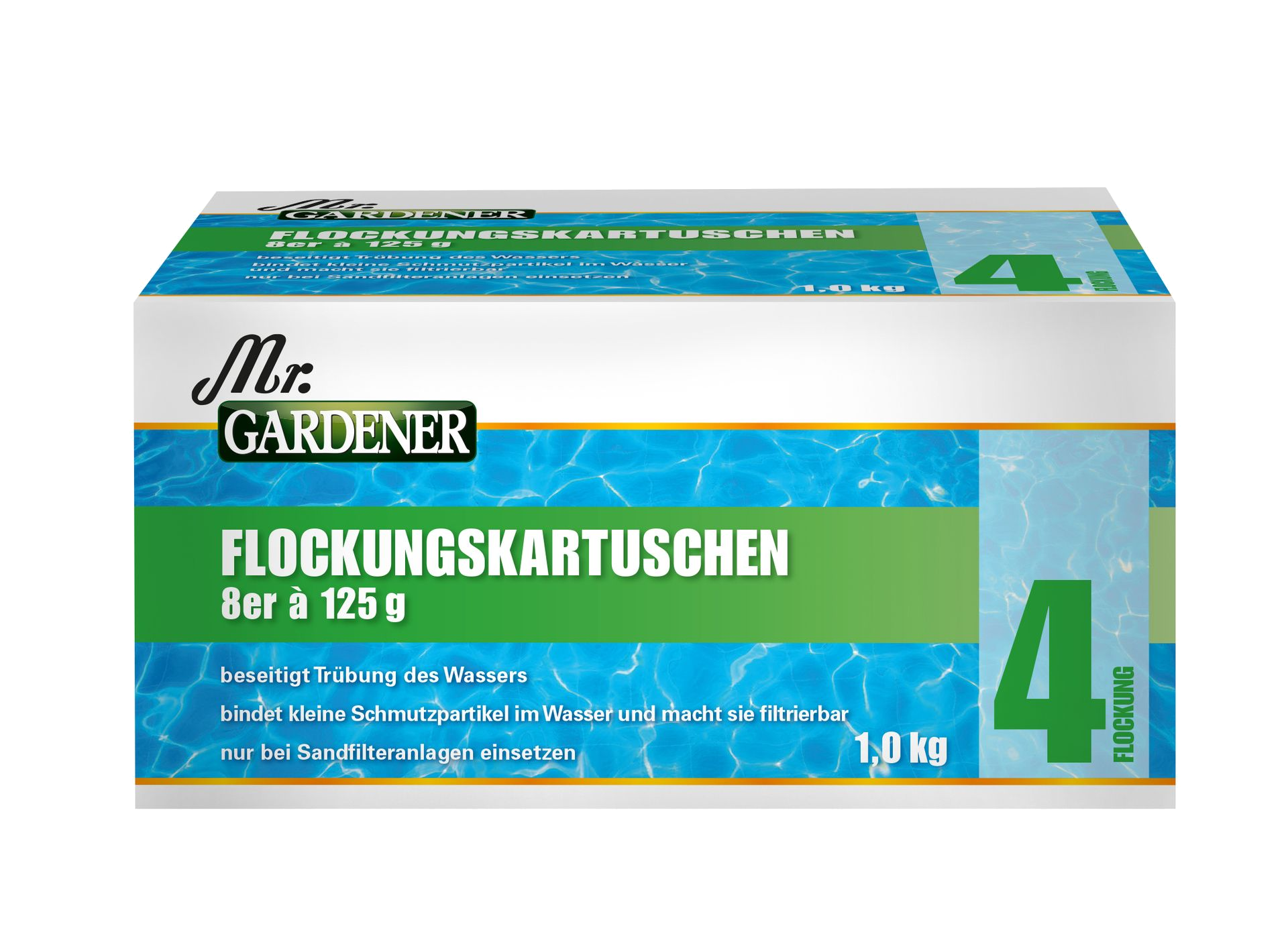 1kg Mr.Gardener Flockungskissen 8er Pack
