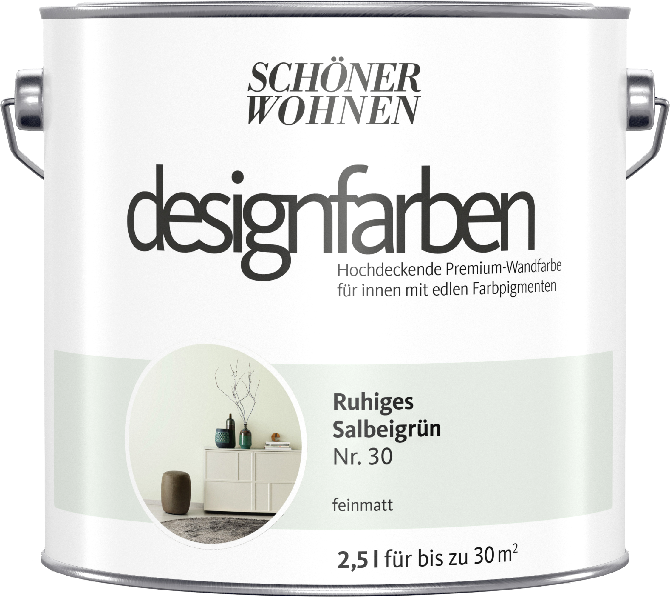2,5L Schöner Wohnen Designfarbe Ruhiges Salbeigrün 30