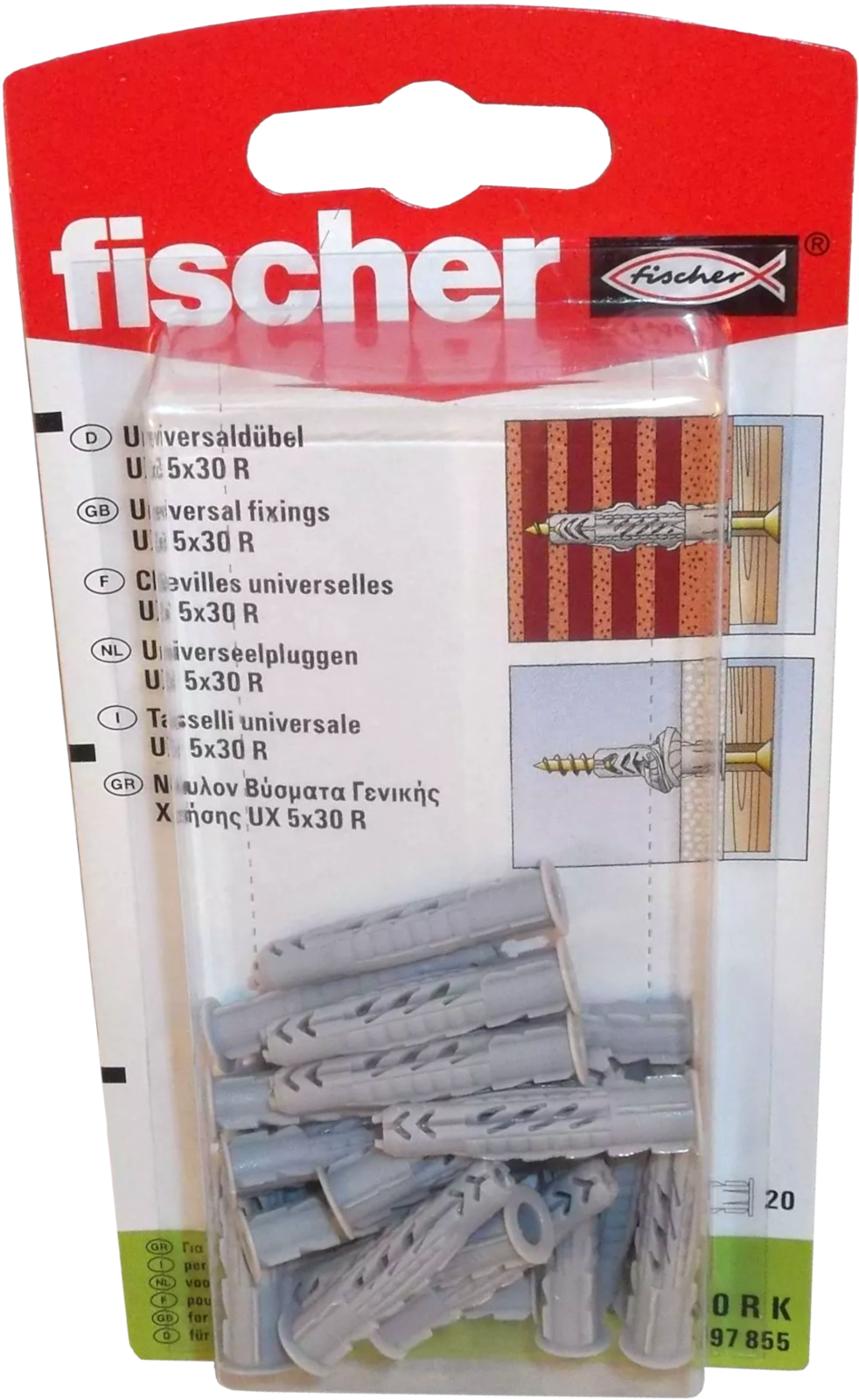 Fischer Universaldübel UX 5x30 RK