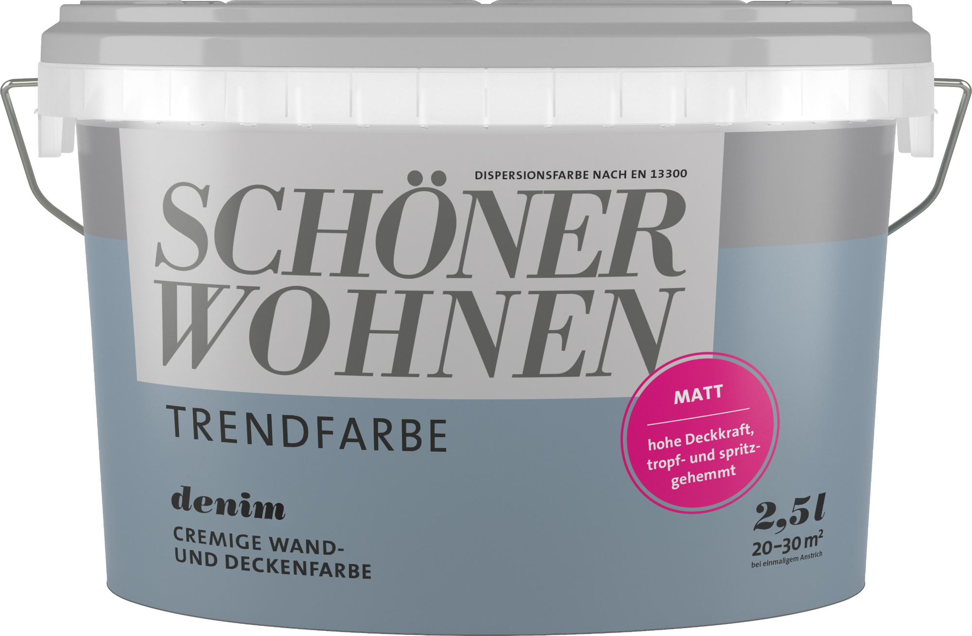 2,5L Schöner Wohnen -Trend Wandfarbe matt Denim