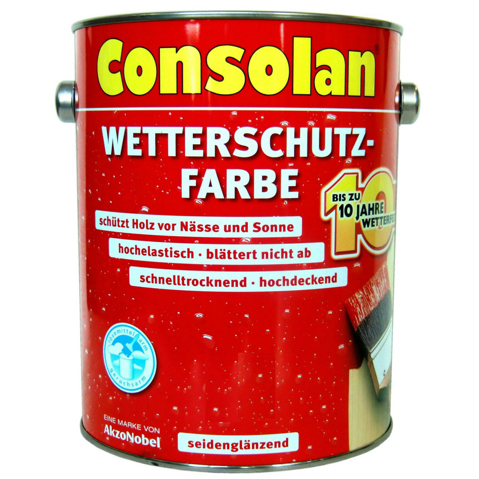 2,5L Consolan Wetterschutzfarbe Taubenblau (218)