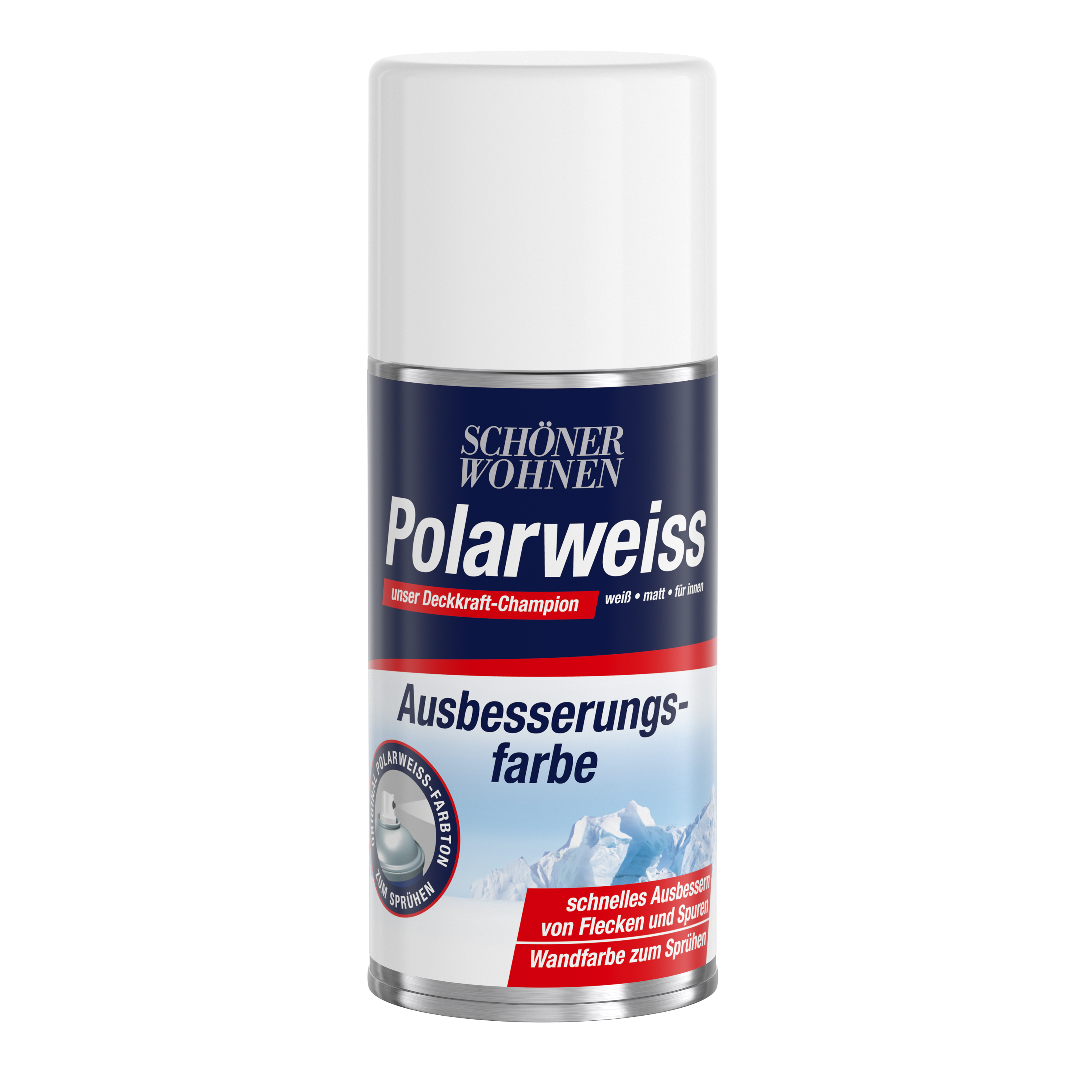 150ml Schöner Wohnen Polarweiß Wandfarbe zum Sprühen