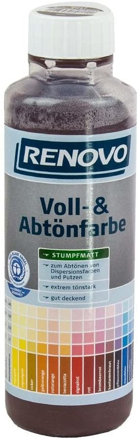 500ml Renovo Volltonfarbe braun