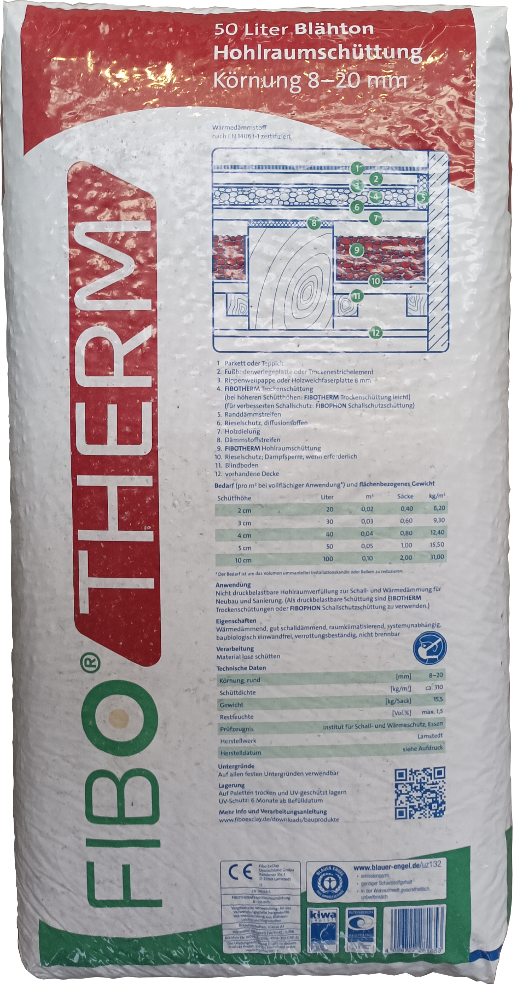 FiboTherm 8-20 mm Hohlraumschüttung