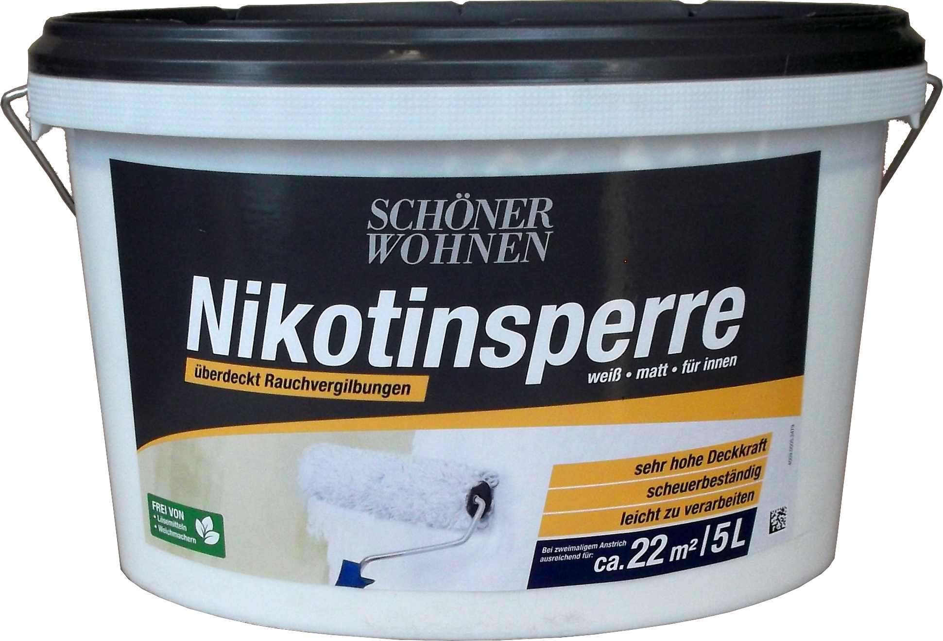 5L Schöner Wohnen Nikotinsperre, Weiß, Matt