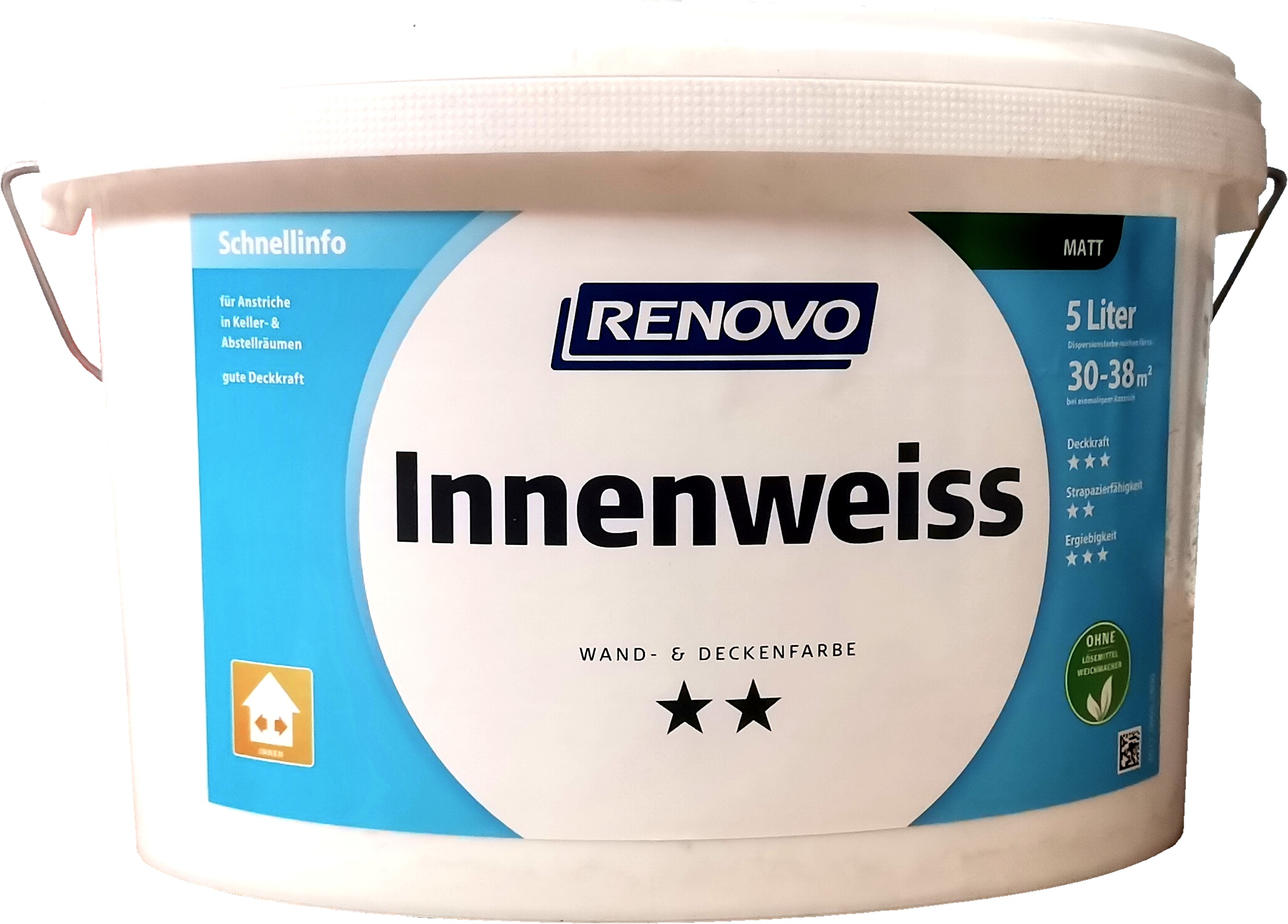 5 Liter Renovo Innenweiß matt