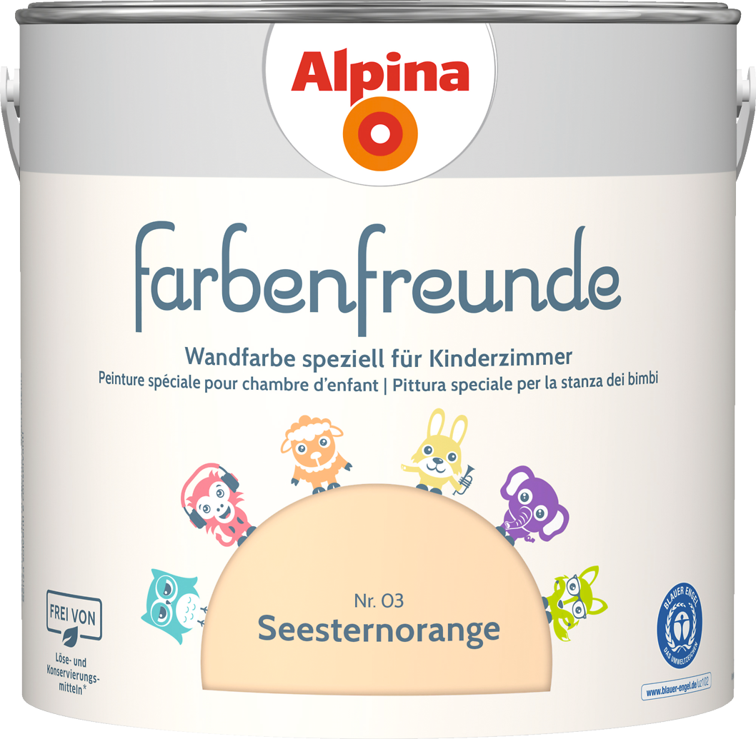 2,5l ALPINA Farbenfreunde Nr.03 Seesternorange