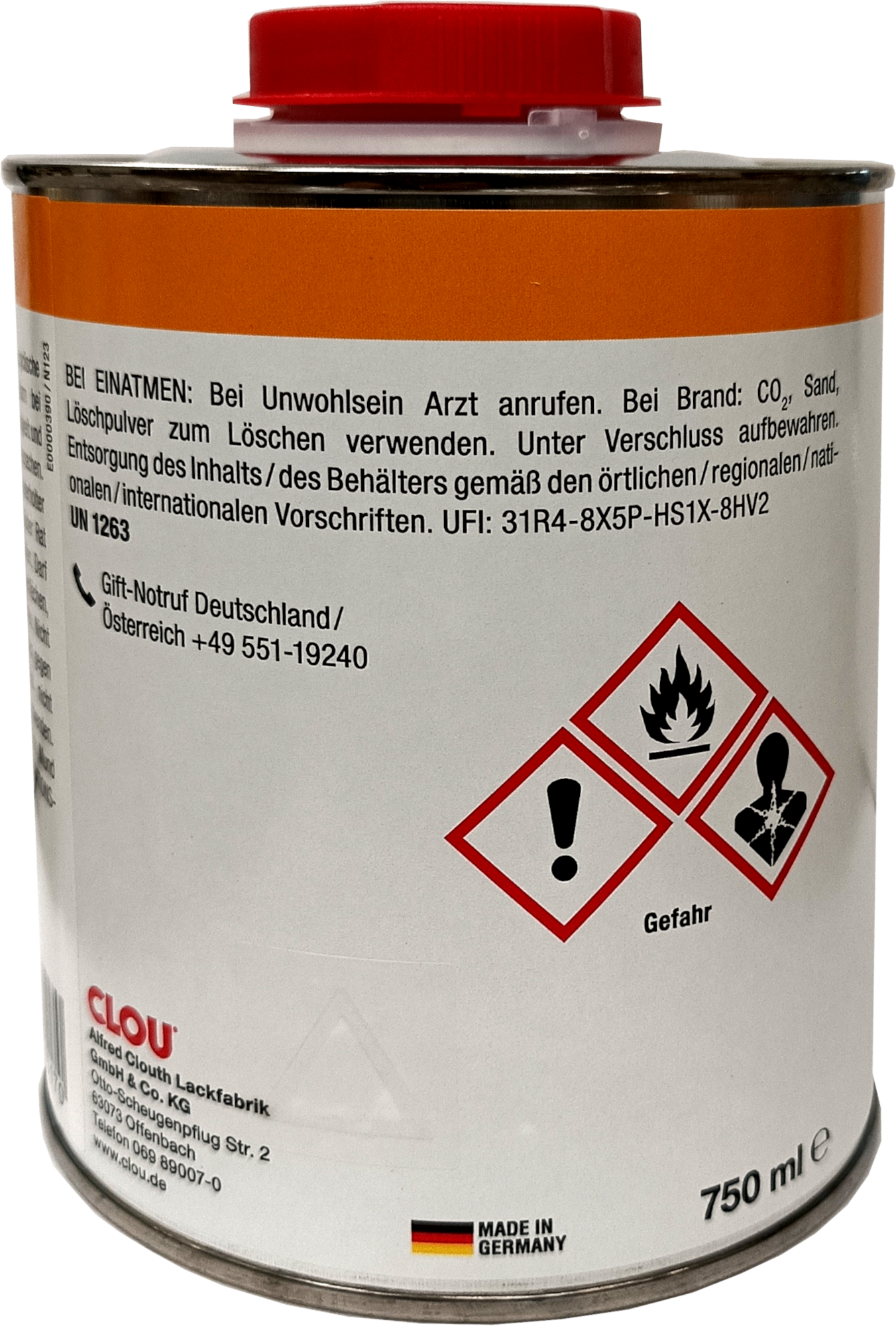 750ml Clou EV-Verdünnung