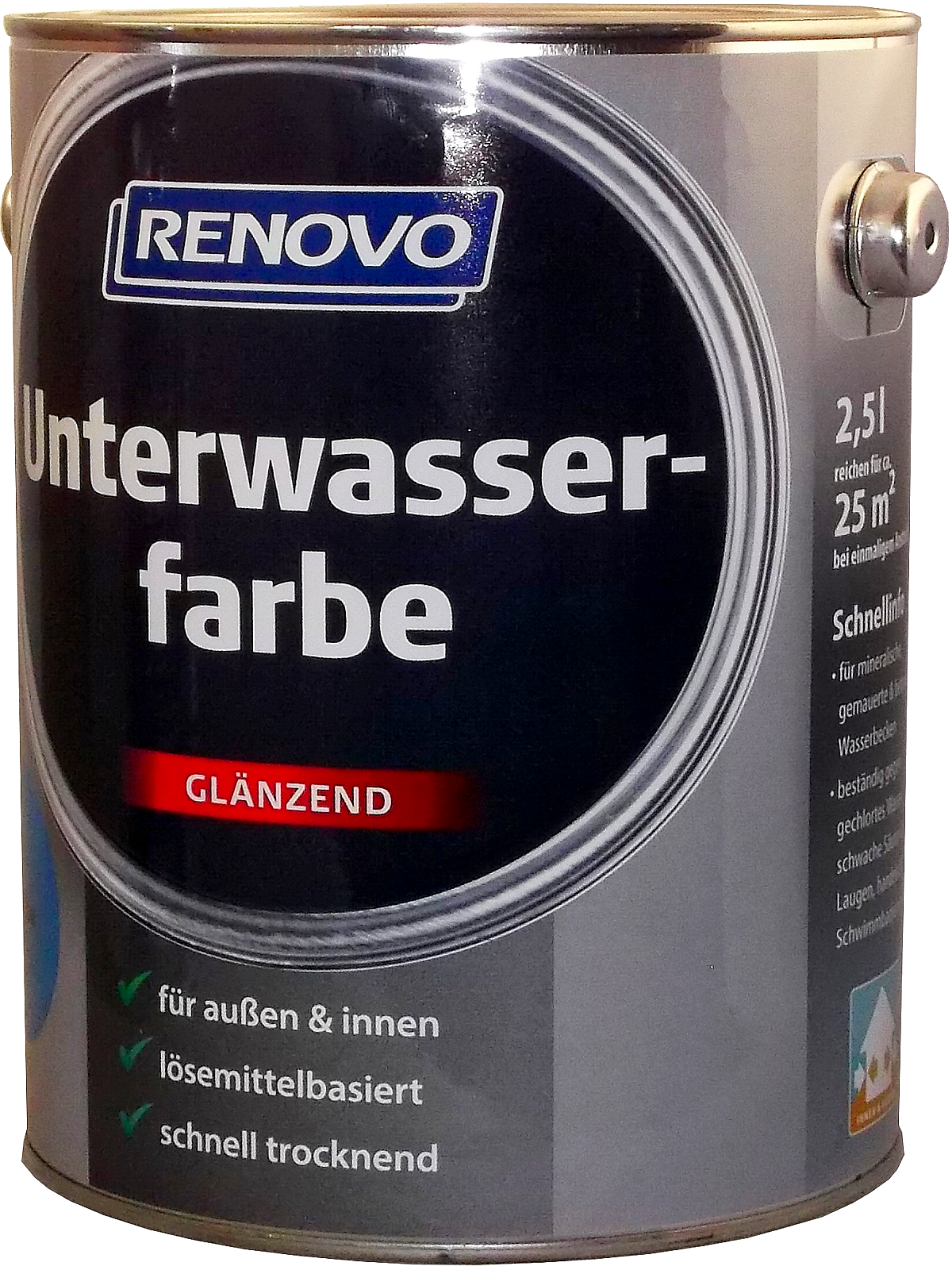 2,5L Renovo Unterwasserfarbe lidoblau