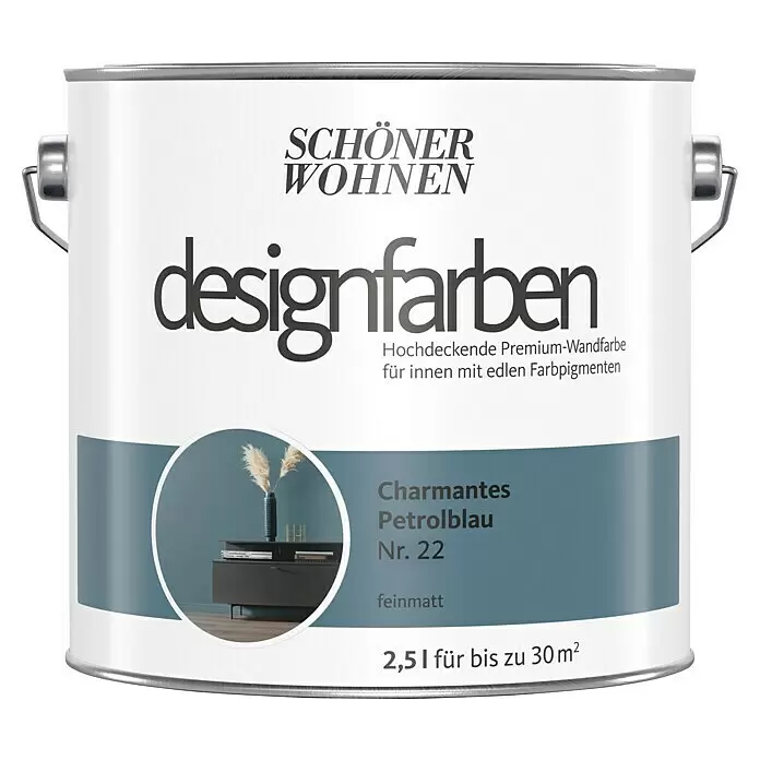 2,5L Schöner Wohnen Designfarbe Charmantes Petrolblau