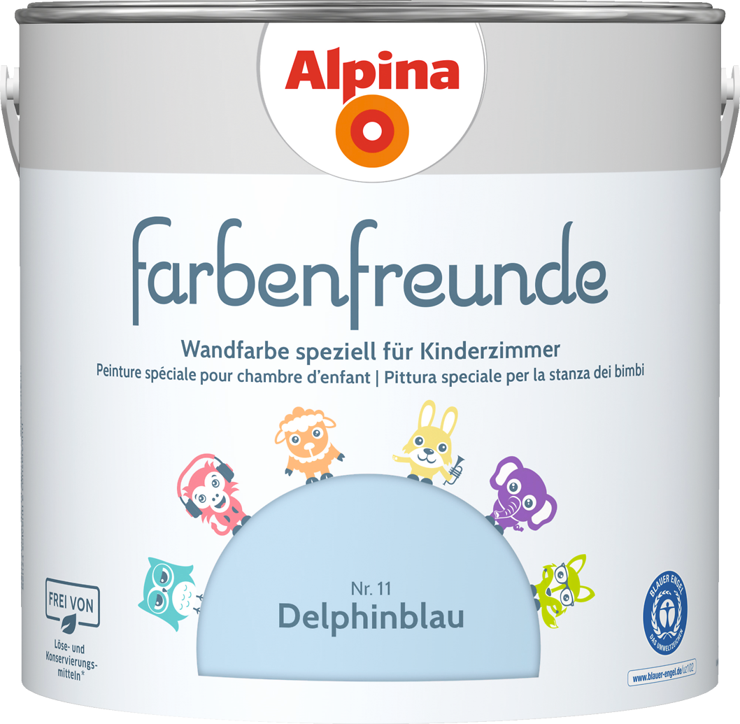 2,5l ALPINA Farbenfreunde Nr.11 Delphinblau