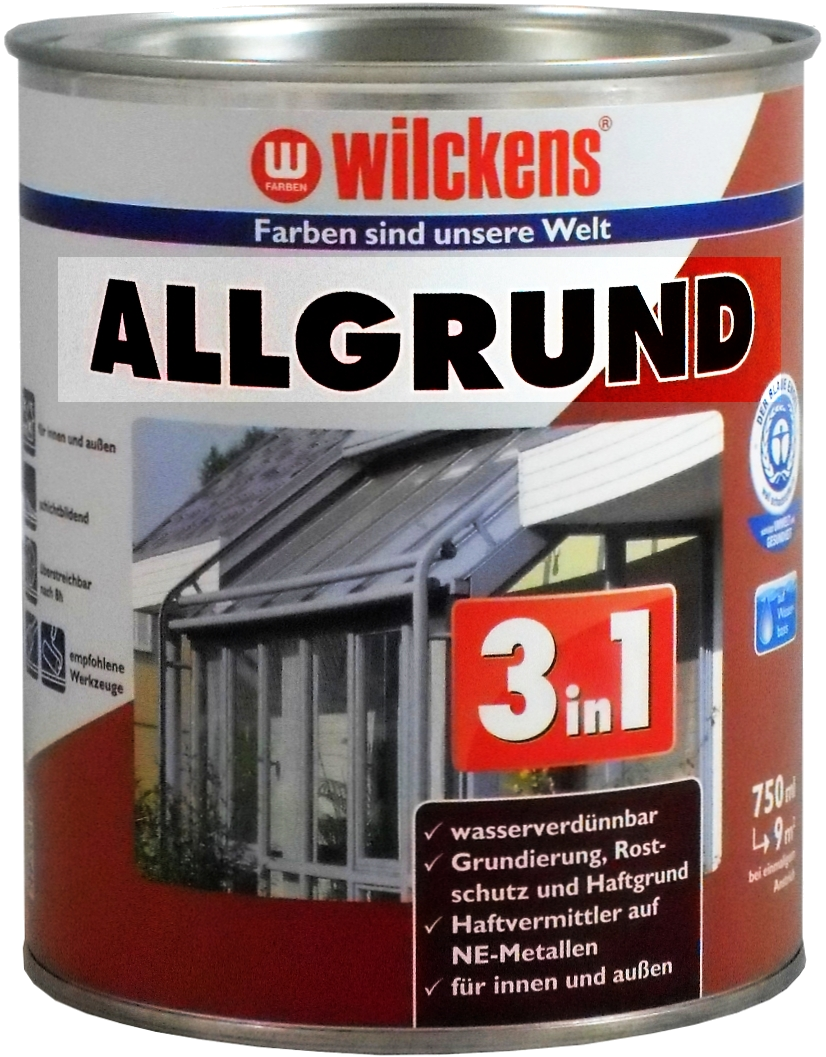 750ml Wilckens 2in1 Allgrund grau