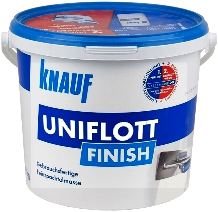 8kg Knauf 129801 Uniflott Finish weiß