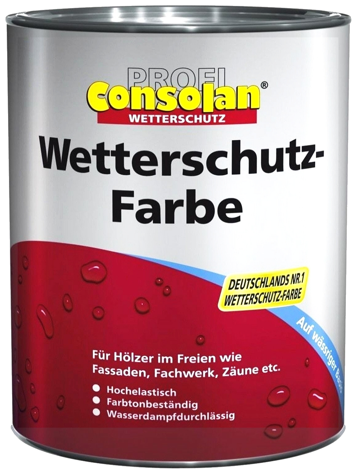 2,5L Profi Consolan Wetterschutzfarbe rotbraun
