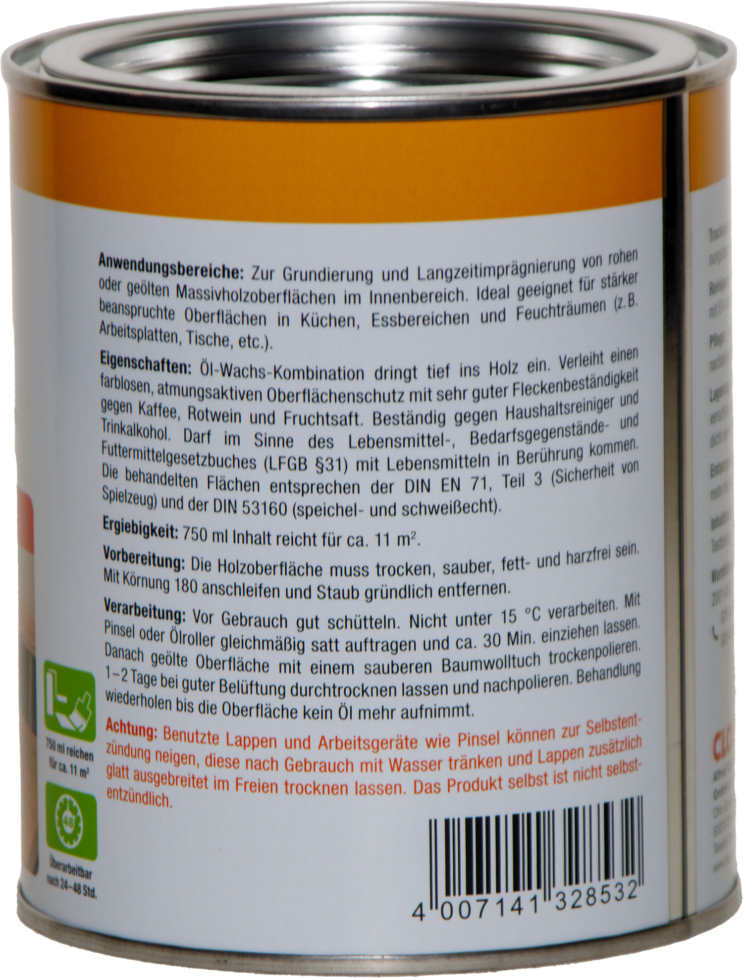 750ml Clou Arbeitsplatten-Öl