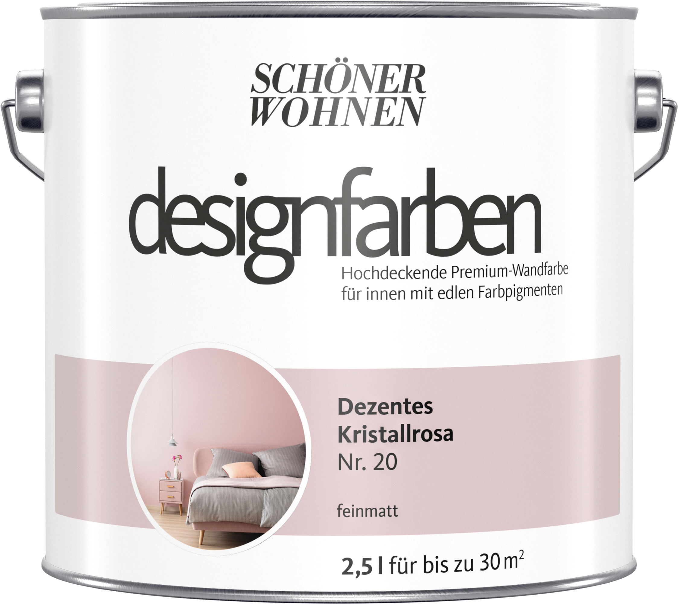 2,5L Schöner Wohnen Designfarbe Dezentes Kristallrosa 20
