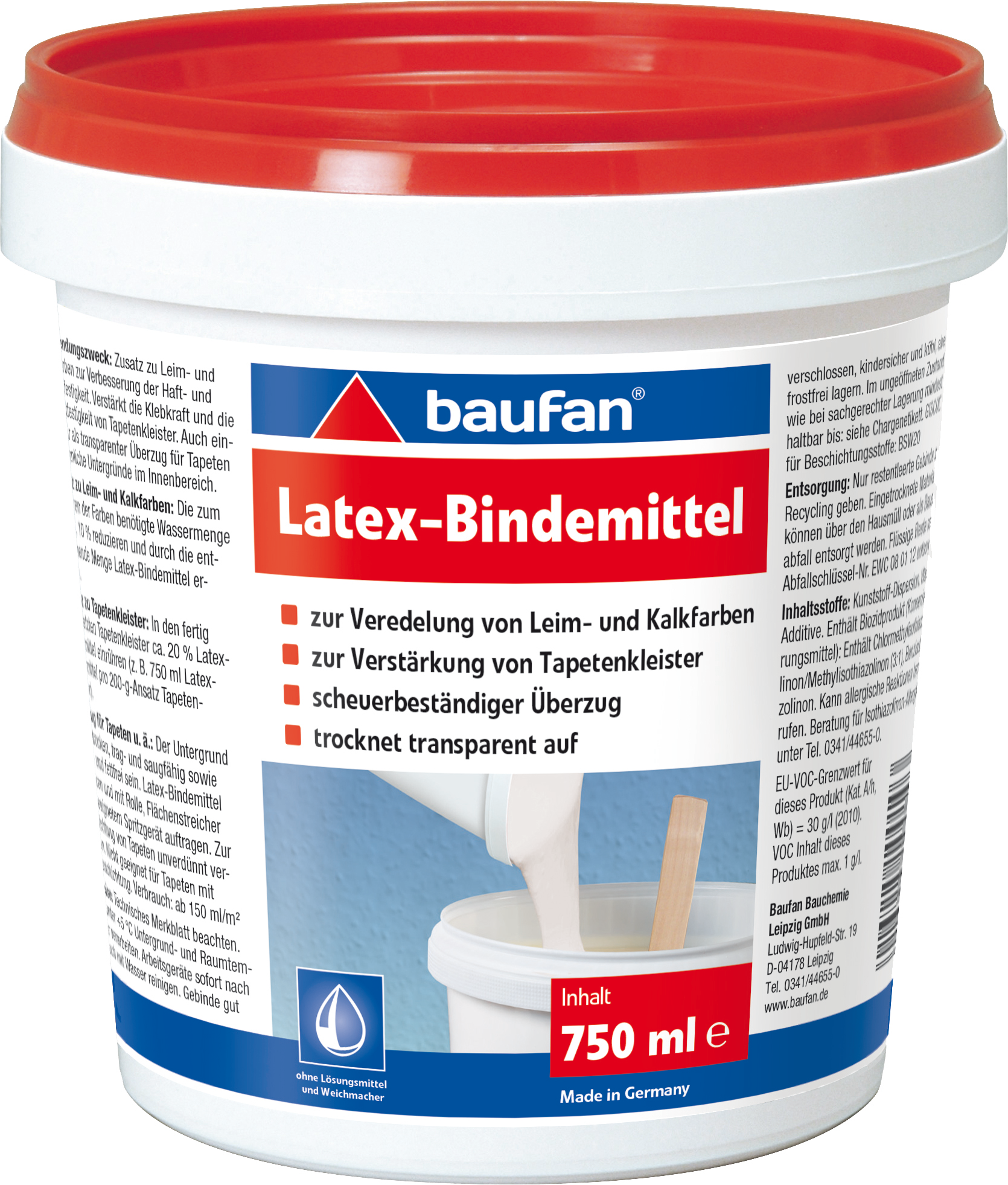 750ml BAUFAN Latex Bindemittel