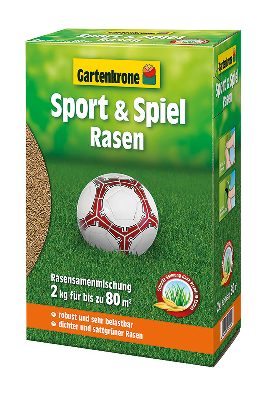 Gartenkrone Sport- und Spielrasen 2kg