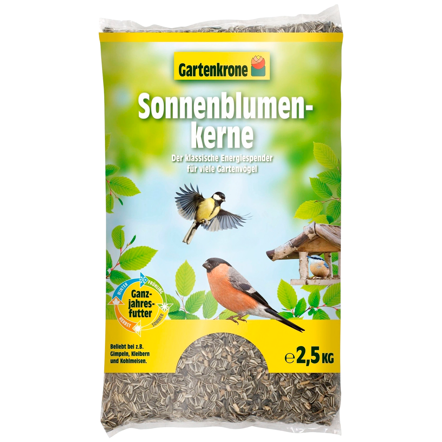 2,5kg Gartenkrone Sonnenblumenkerne