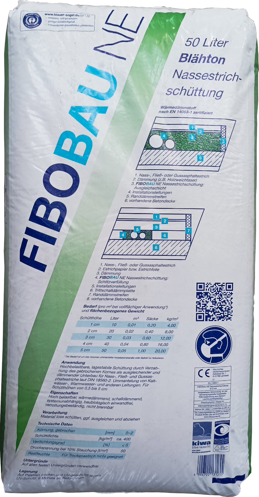 FiboBau 1-5mm NE Naßestrichschüttung