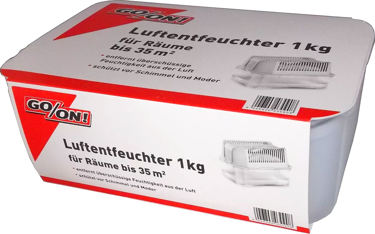 GO/ON Luftentfeuchter Gerät + 1kg Salzgranulat