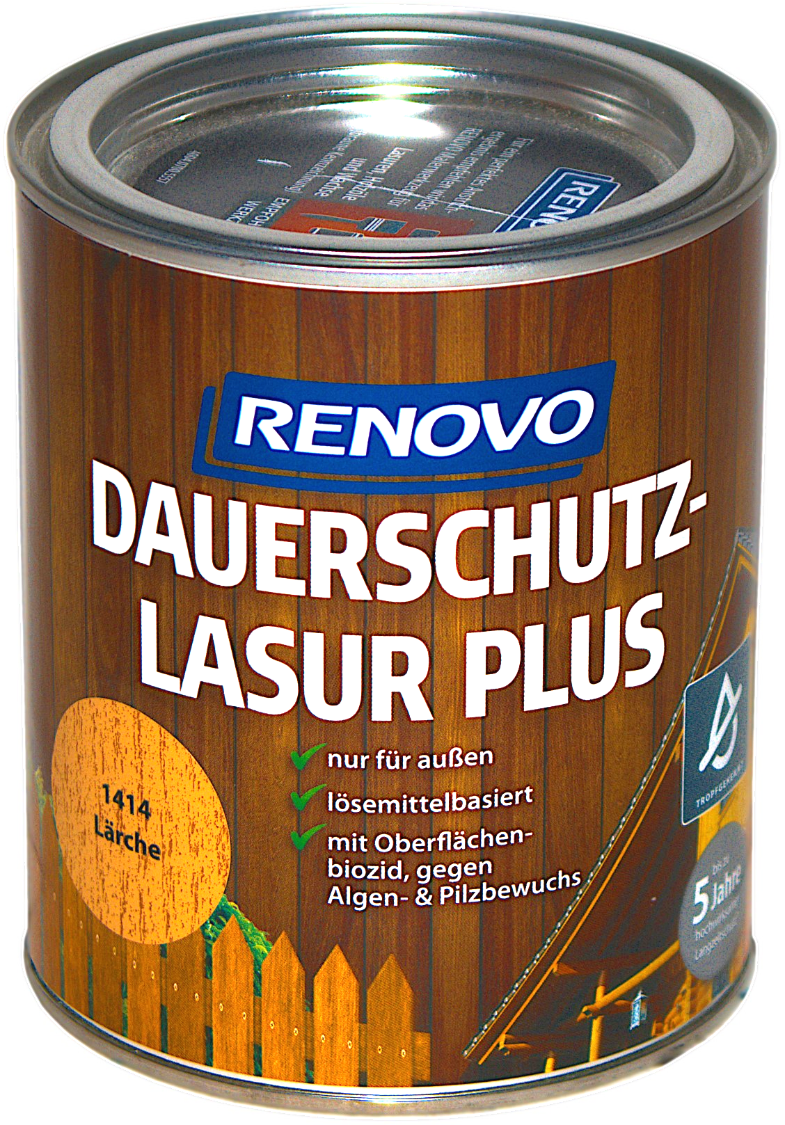 750ml Renovo Dauerschutzlasur PLUS Nr.1414 Lärche