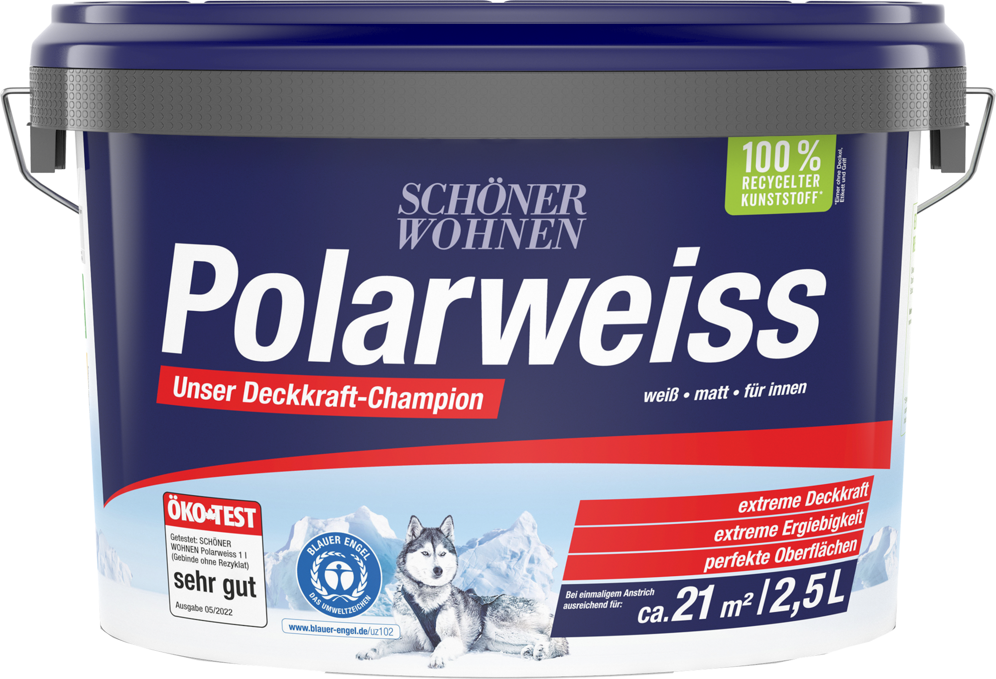 2,5L Schöner Wohnen Polarweiss