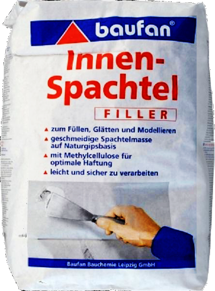25kg Baufan Innenspachtel Weiss