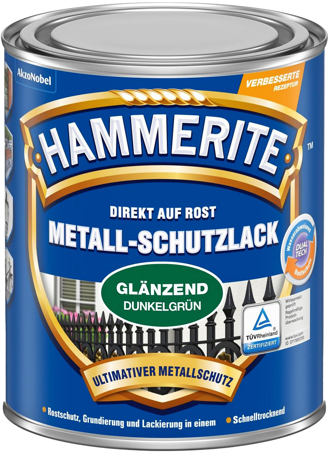 750ml Hammerite Msl glänzend dunkelgrün