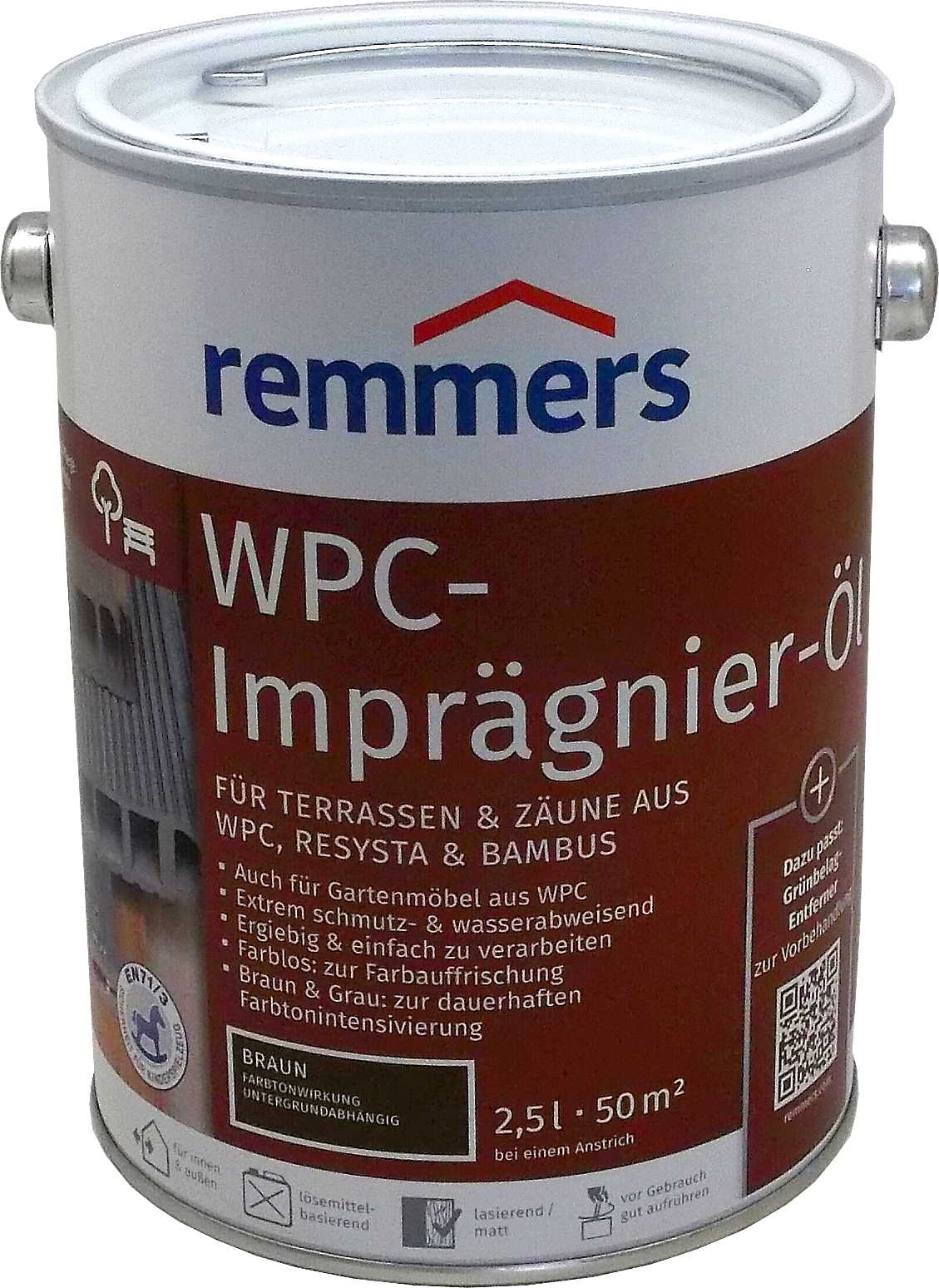 750 ml Remmers WPC-Imprägnier-Öl Braun