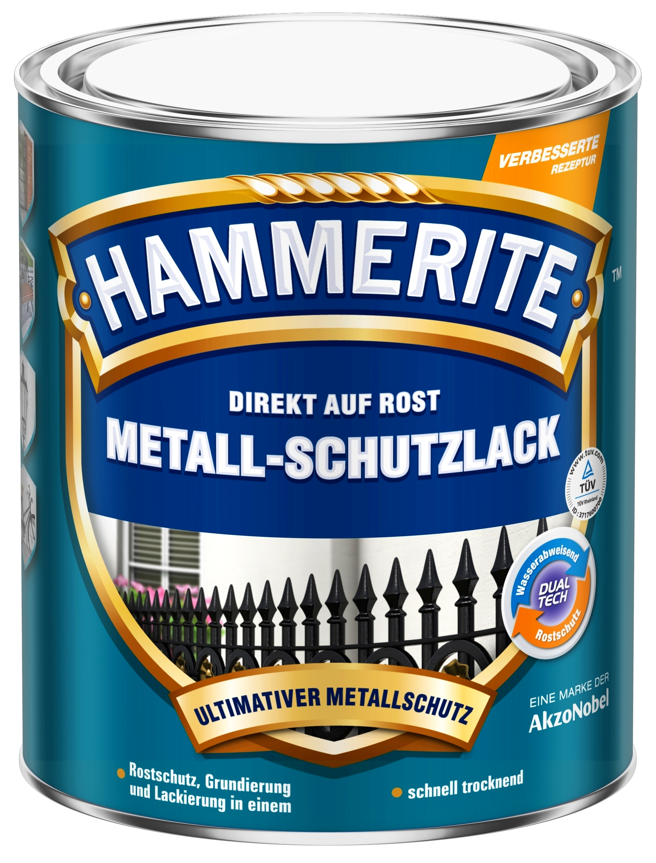 2,5 Liter Hammerite Msl MATT Anthrazitgrau