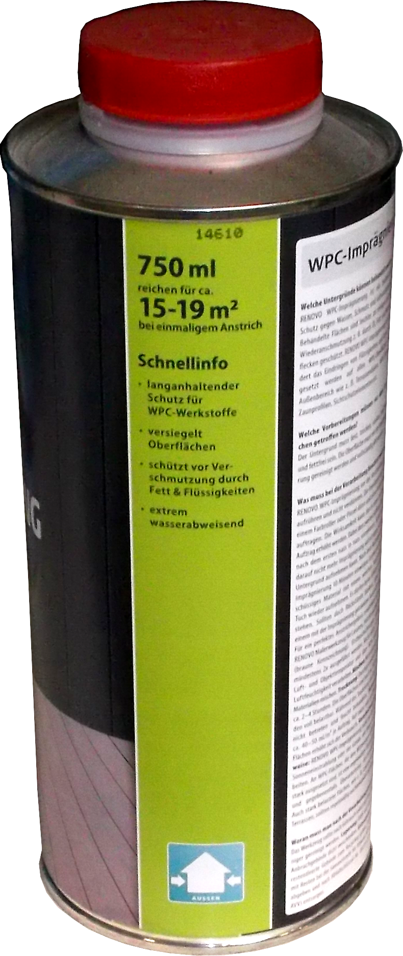 750ml Renovo WPC Imprägnierung Farblos