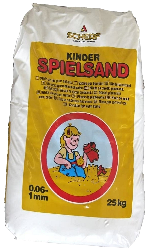 25Kg SCHERF-SPIELSAND Goldbraun 0.06-1 mm