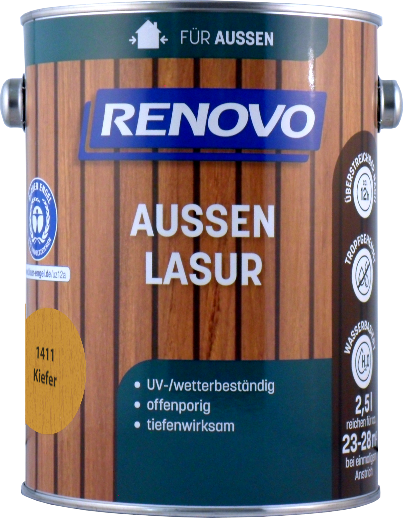 2,5L Renovo Wetterlasur wb. Nr.1411 kiefer