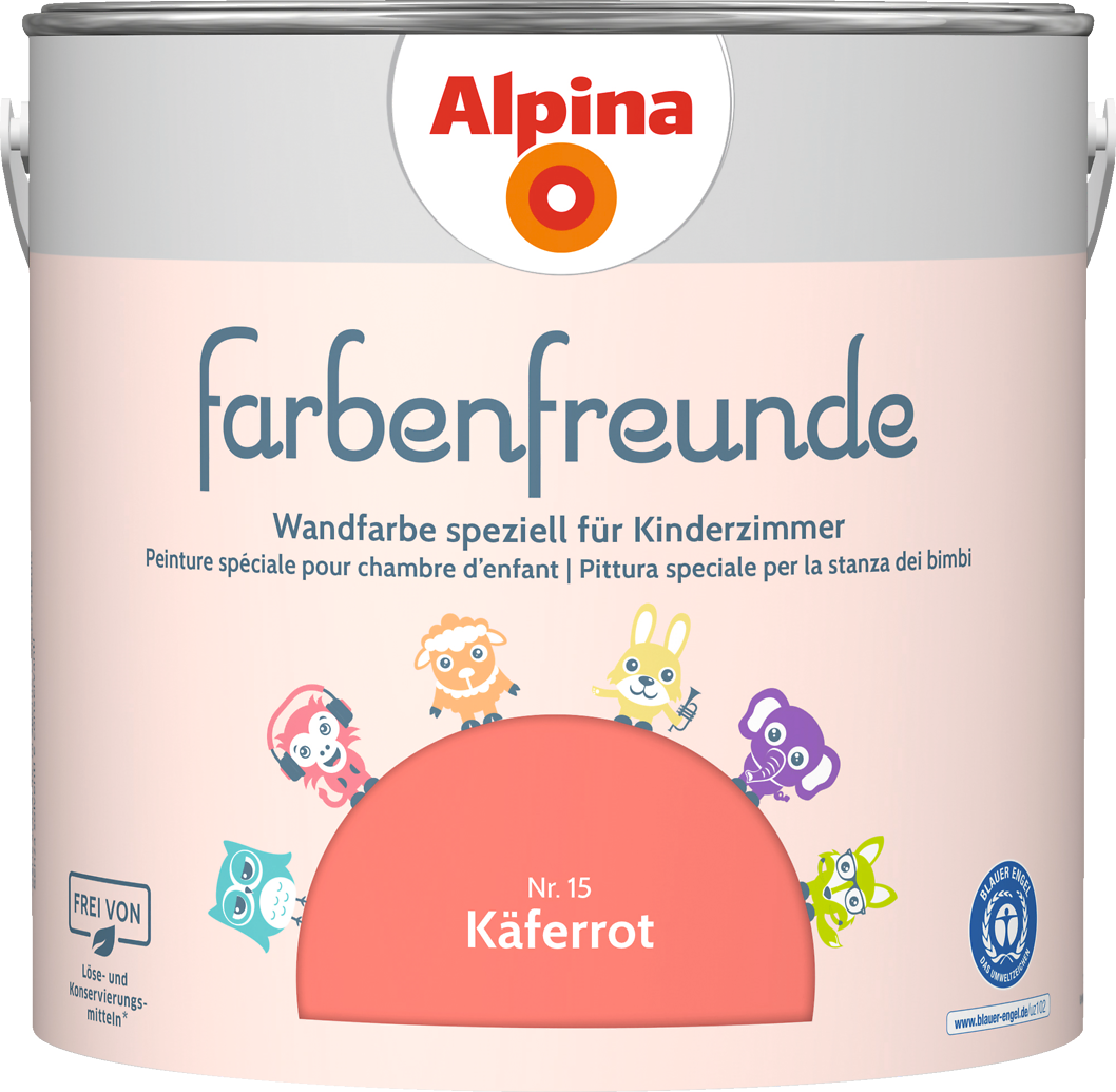 2,5l ALPINA Farbenfreunde Nr.15 Käferrot