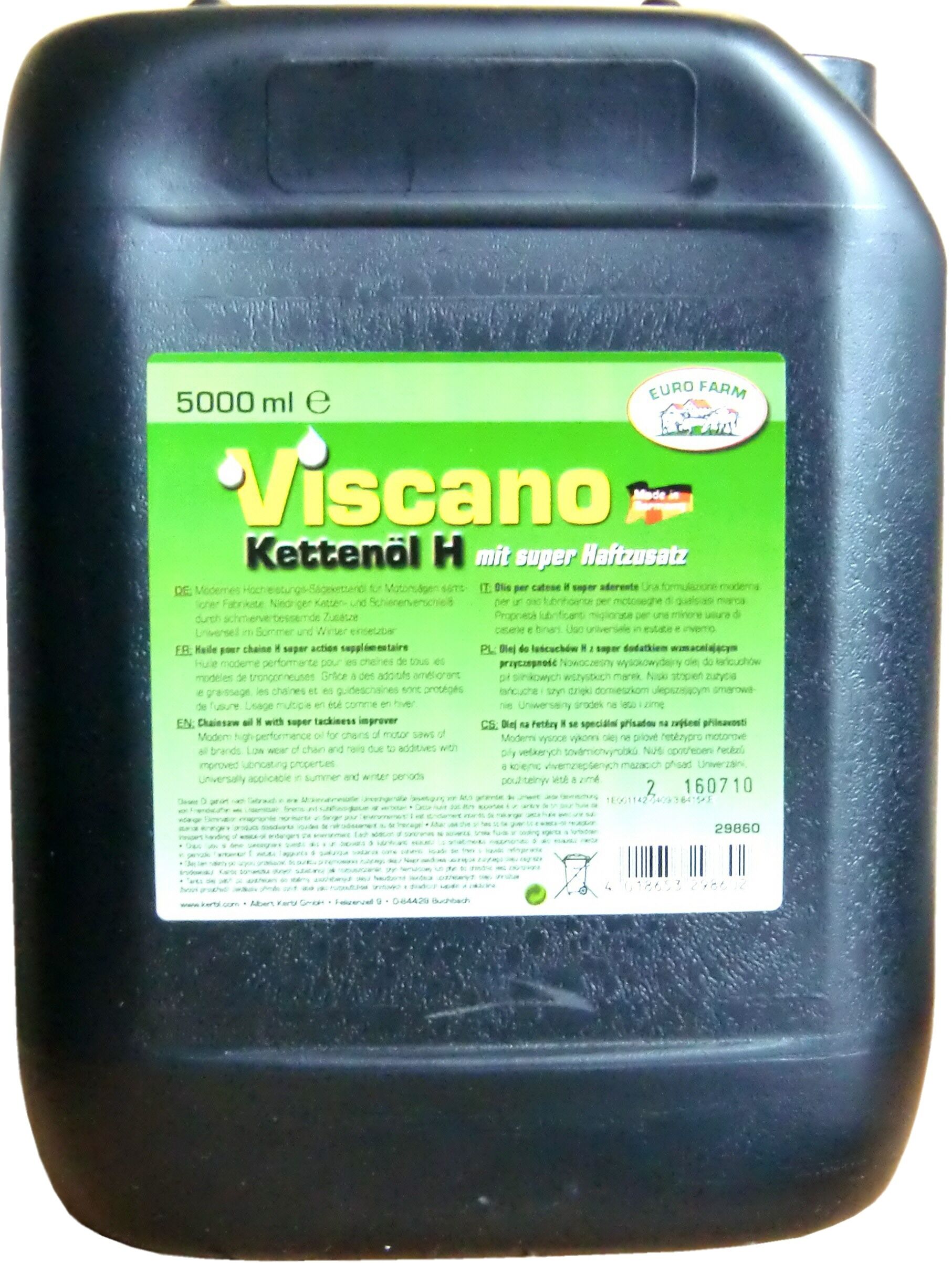 5L Viscano Kettensägenöl Kettenöl Sägekettenöl