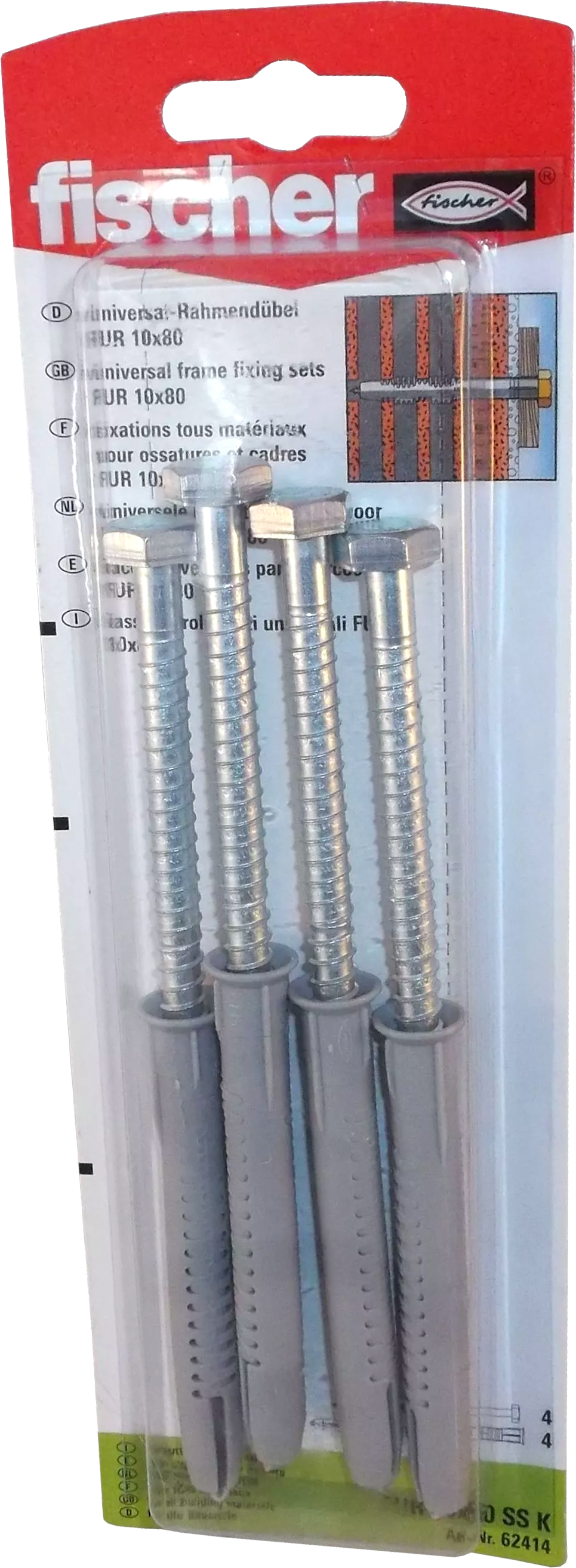 Fischer Universalrahmendübel FUR 10X80 SS K