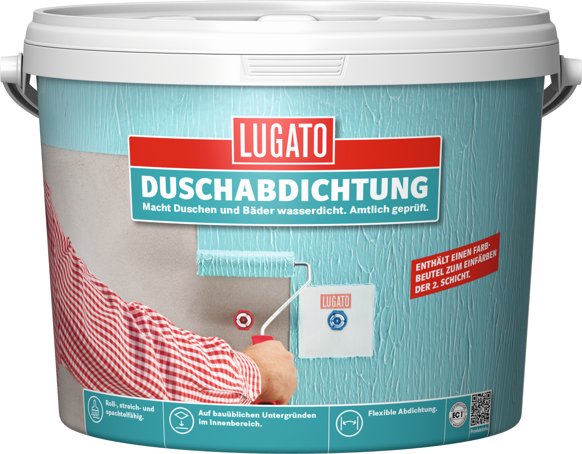 7kg Lugato Duschabdichtung mintgrün