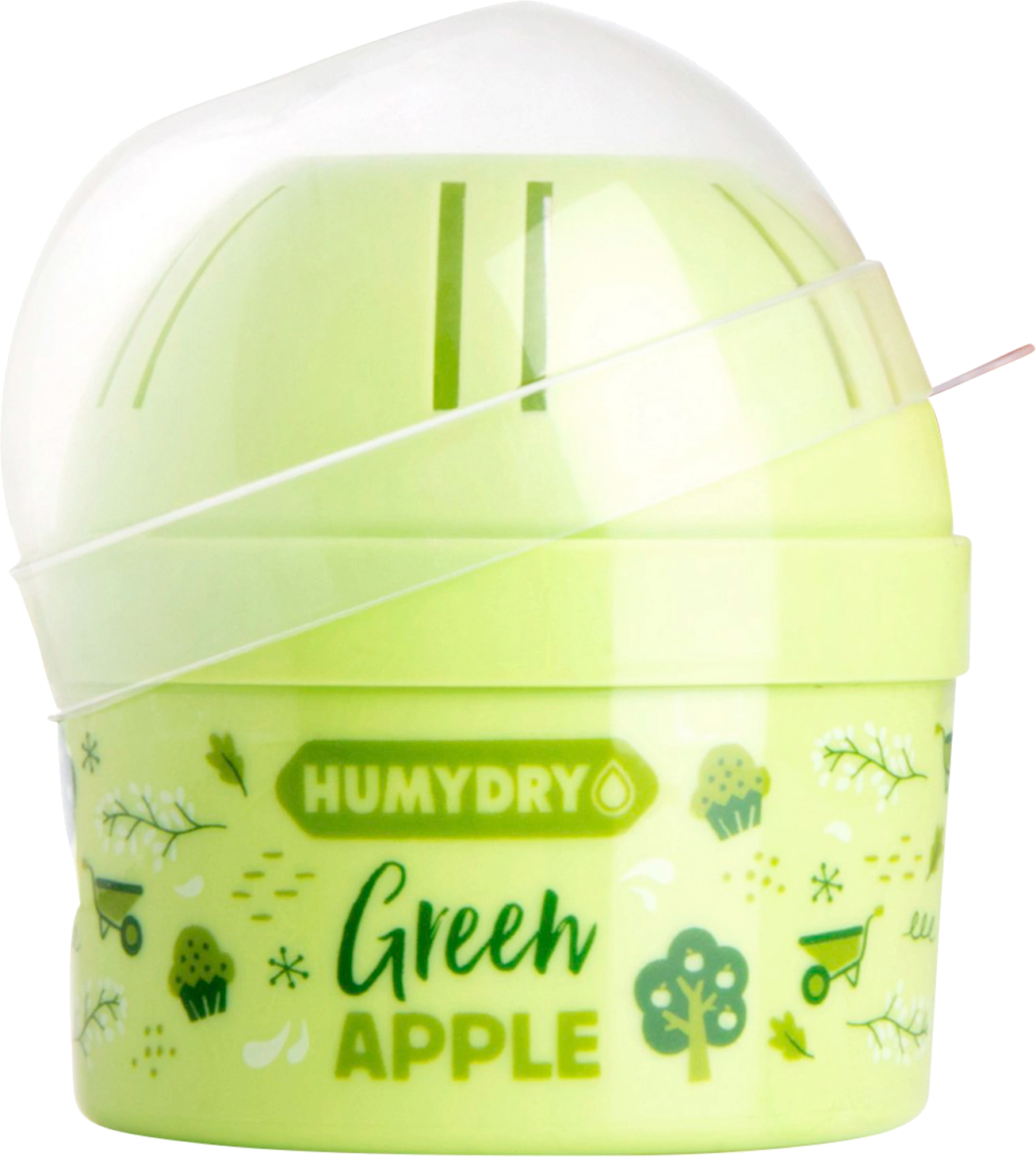 HUMYDRY Raumentfeuchter Mini 75g Green Apple, für Räume bis 4 m², 75 l