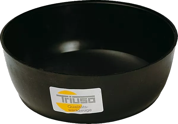 Gipsbecher flache/gerade Form