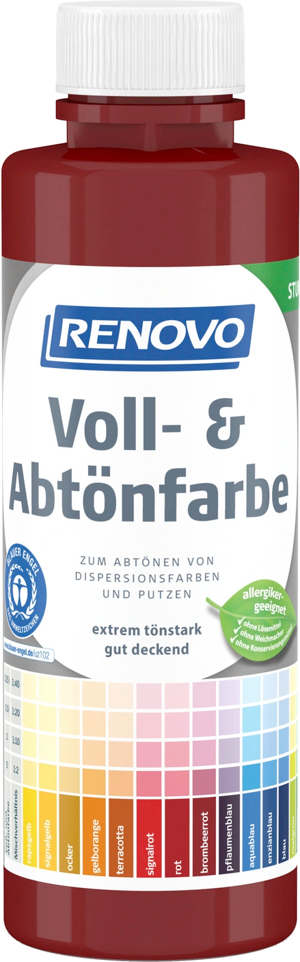 500ml Renovo Volltonfarbe brombeerrot