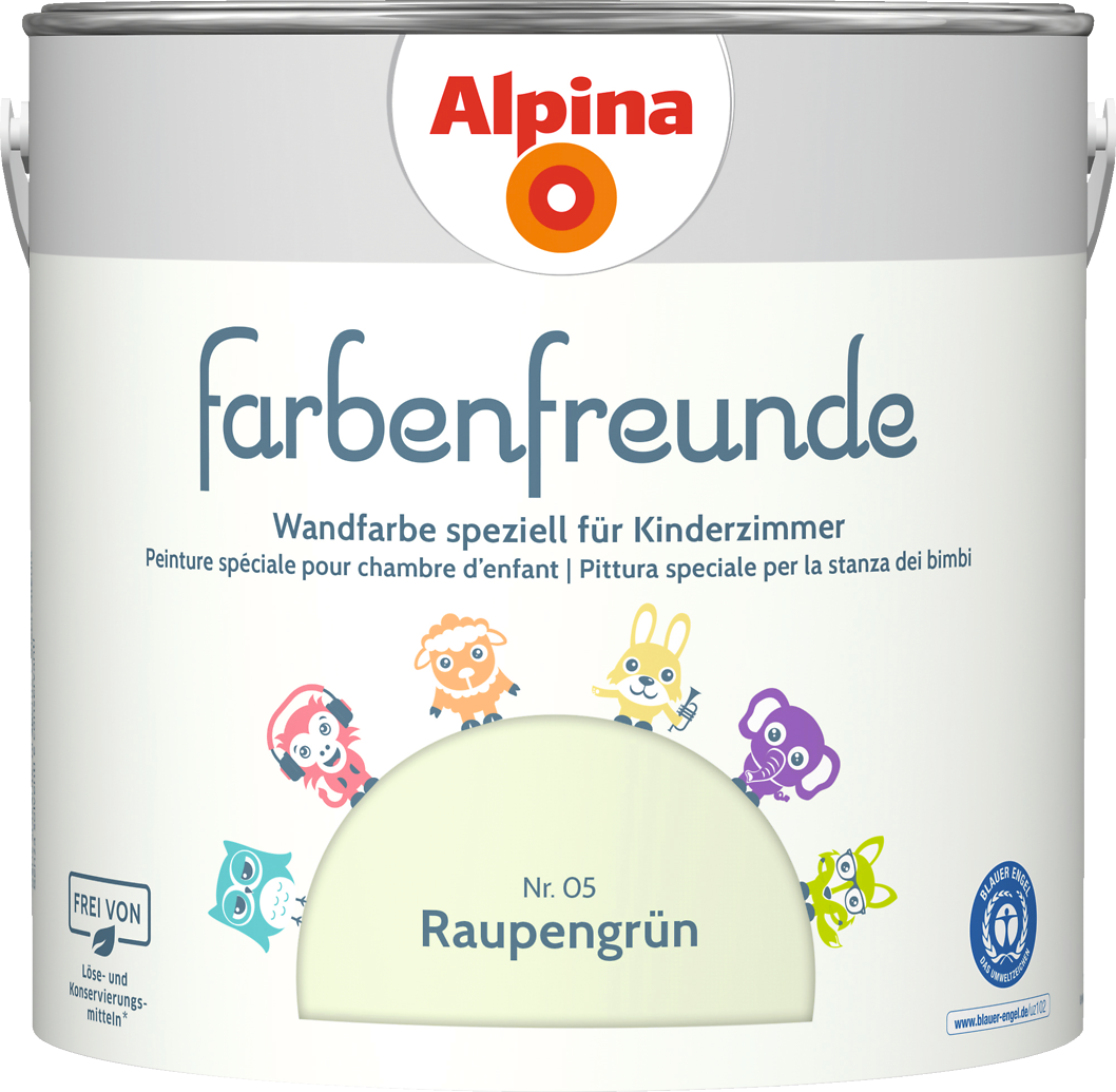 2,5l ALPINA Farbenfreunde Nr.05 Raupengrün